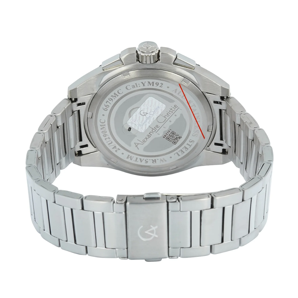 Alexandre Christie Collection Silver Men's Watch 6679MCBTBBA