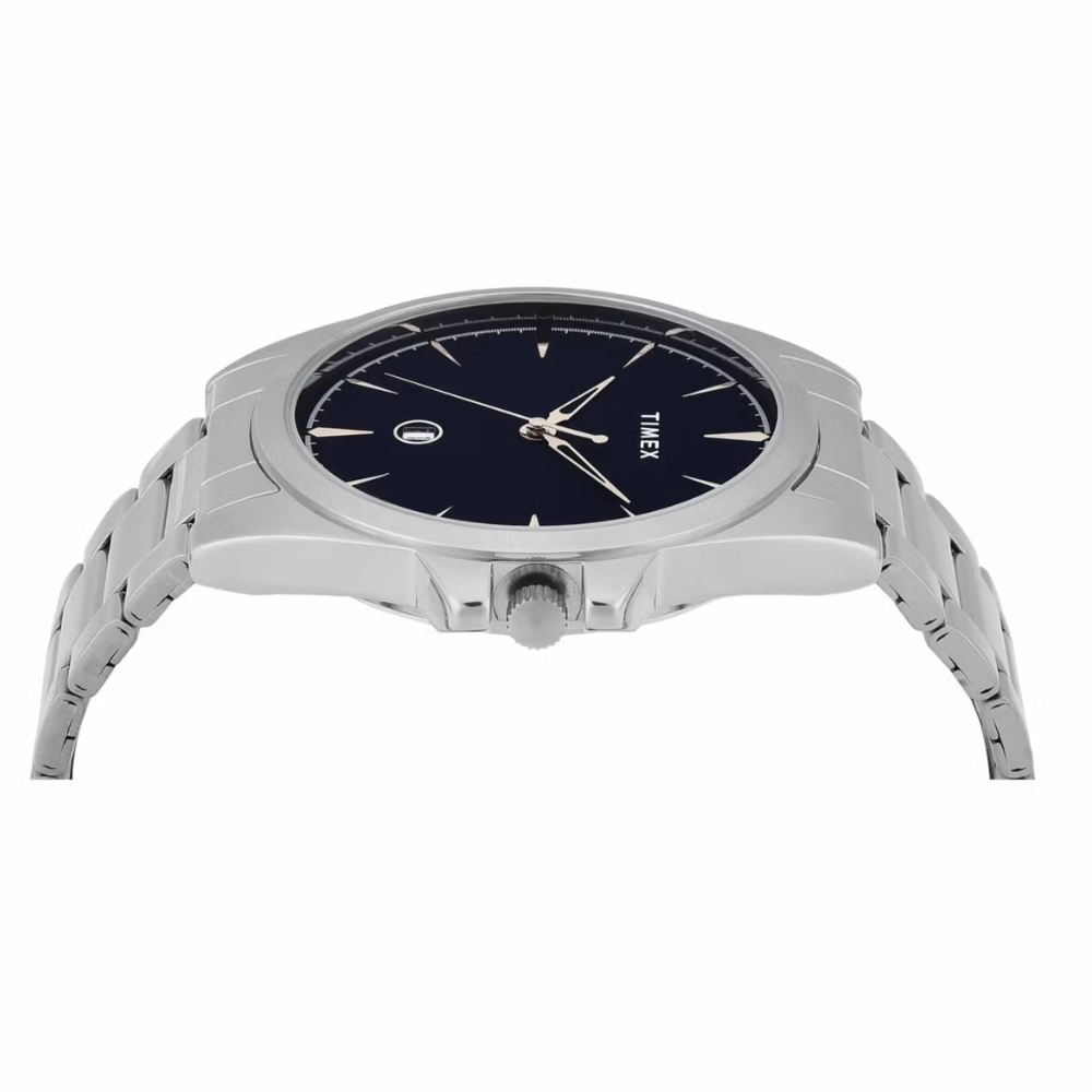 Timex Trendline Blue Dial Analog Stainless Steel Men's Watch TWTG12701