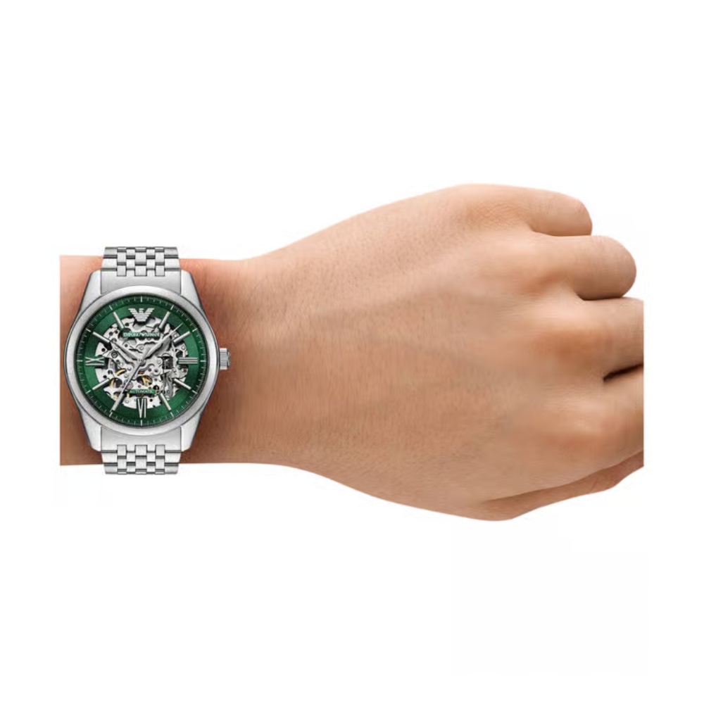 Emporio Armani Green Dial Men's Automatic Analog Watch AR60091