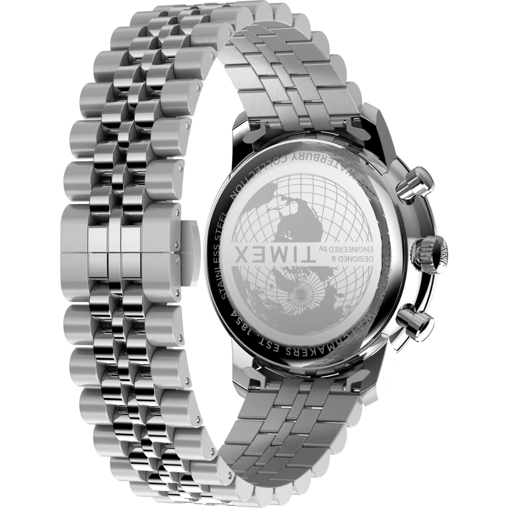 Timex Chronograph Silver Men Watch TW2Y23600