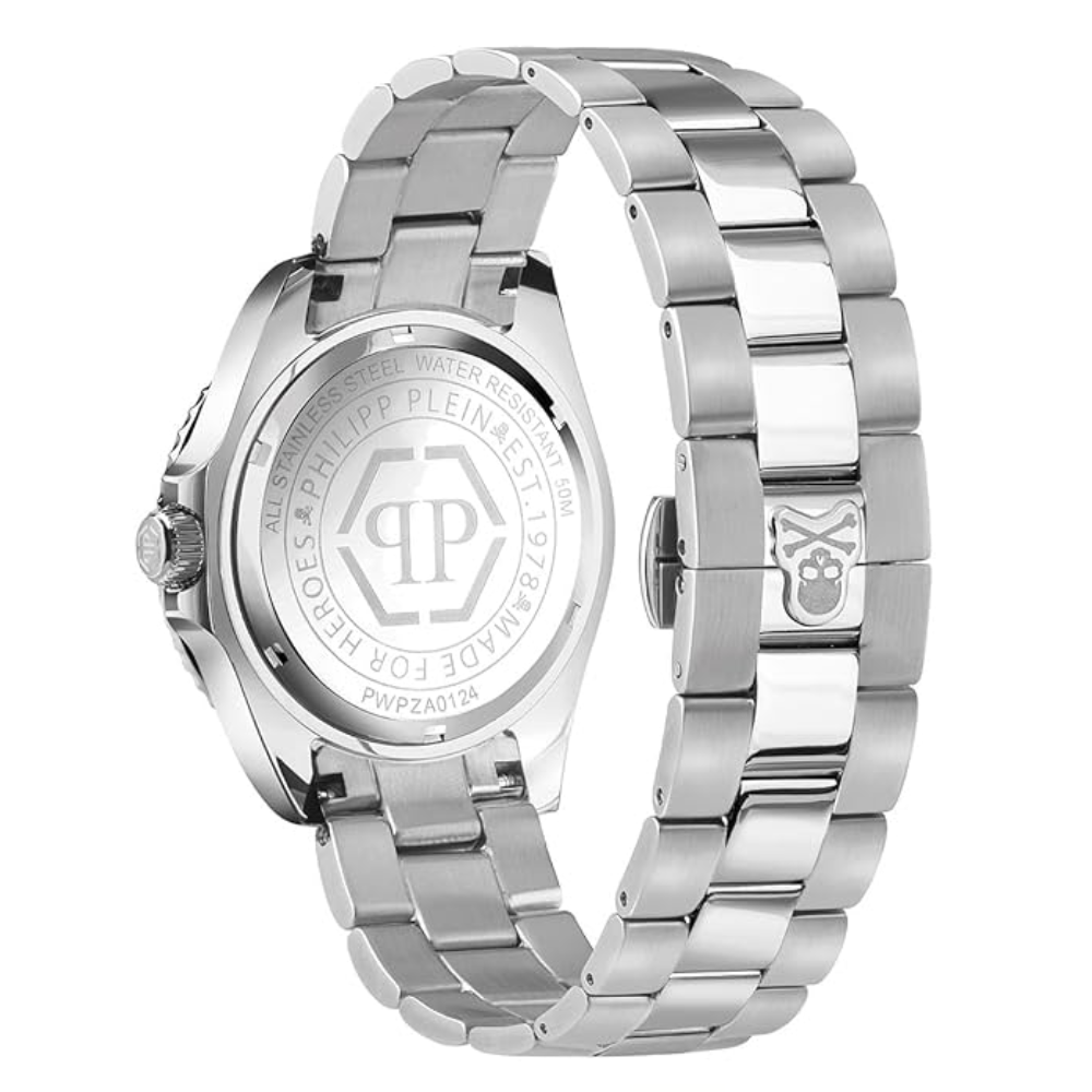 Philipp Plein GMT-I Challenger Baguettes Black Dial Unisex Watch PWPZA0124