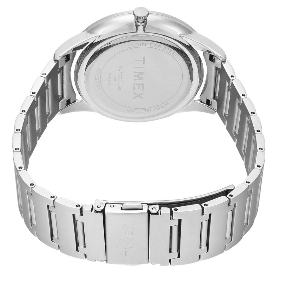 Timex Round Silver Men's Watch TWEG28000