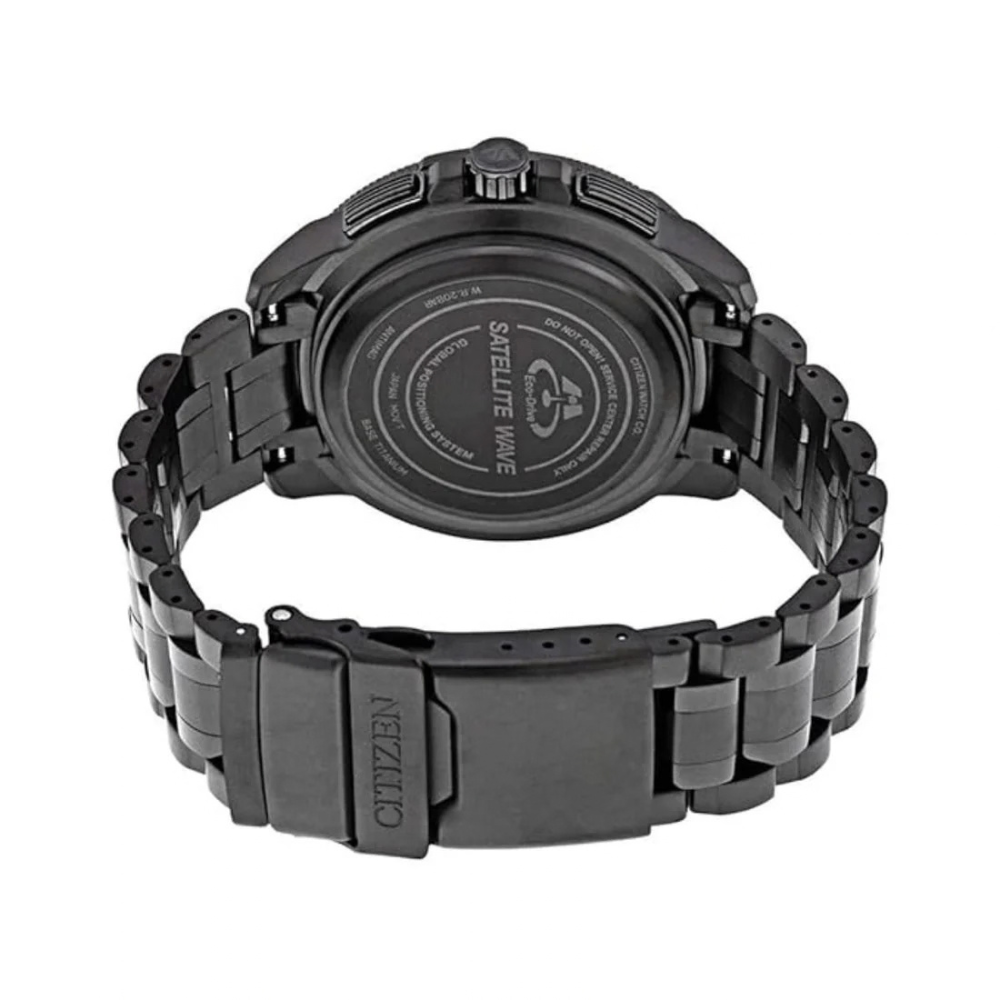 Citizen Eco-Drive Satellite Wave-GPS Chronograph Black Dial Men's Watch CC9025-85E