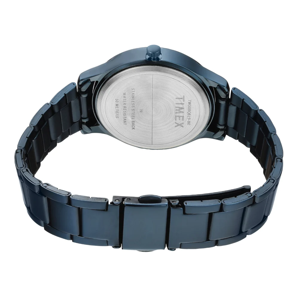 Timex Blue Round Women's Multifunction Dial Watch TW000Q819