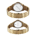 Titan Modern Bandhan Pair Yellow Gold Couples Watch 9401594215YM01