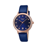 Casio Blue Leather Strap Women's Watch SHE-4056PGL-2A | 10593998