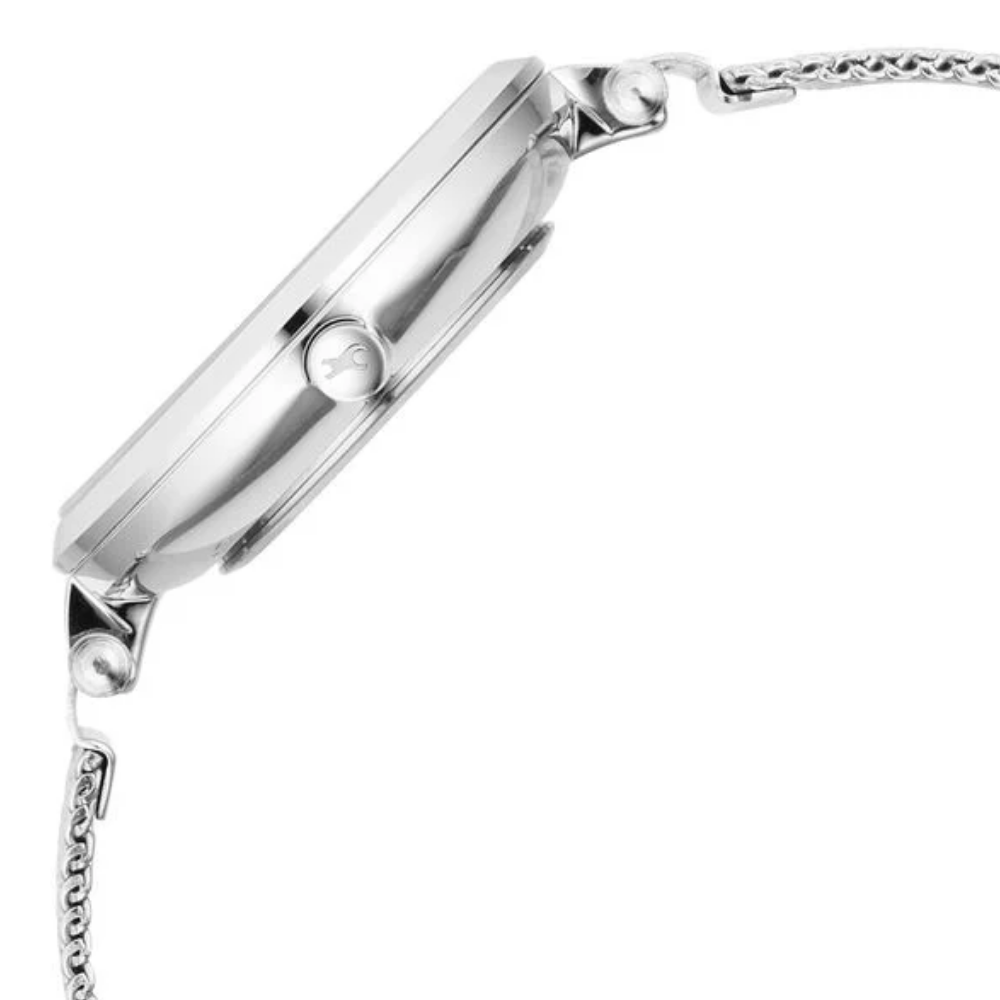 Fastrack Stunners X Mother Of Pearl Dial Stainless Steel Strap Watch For Girls 68049SM01