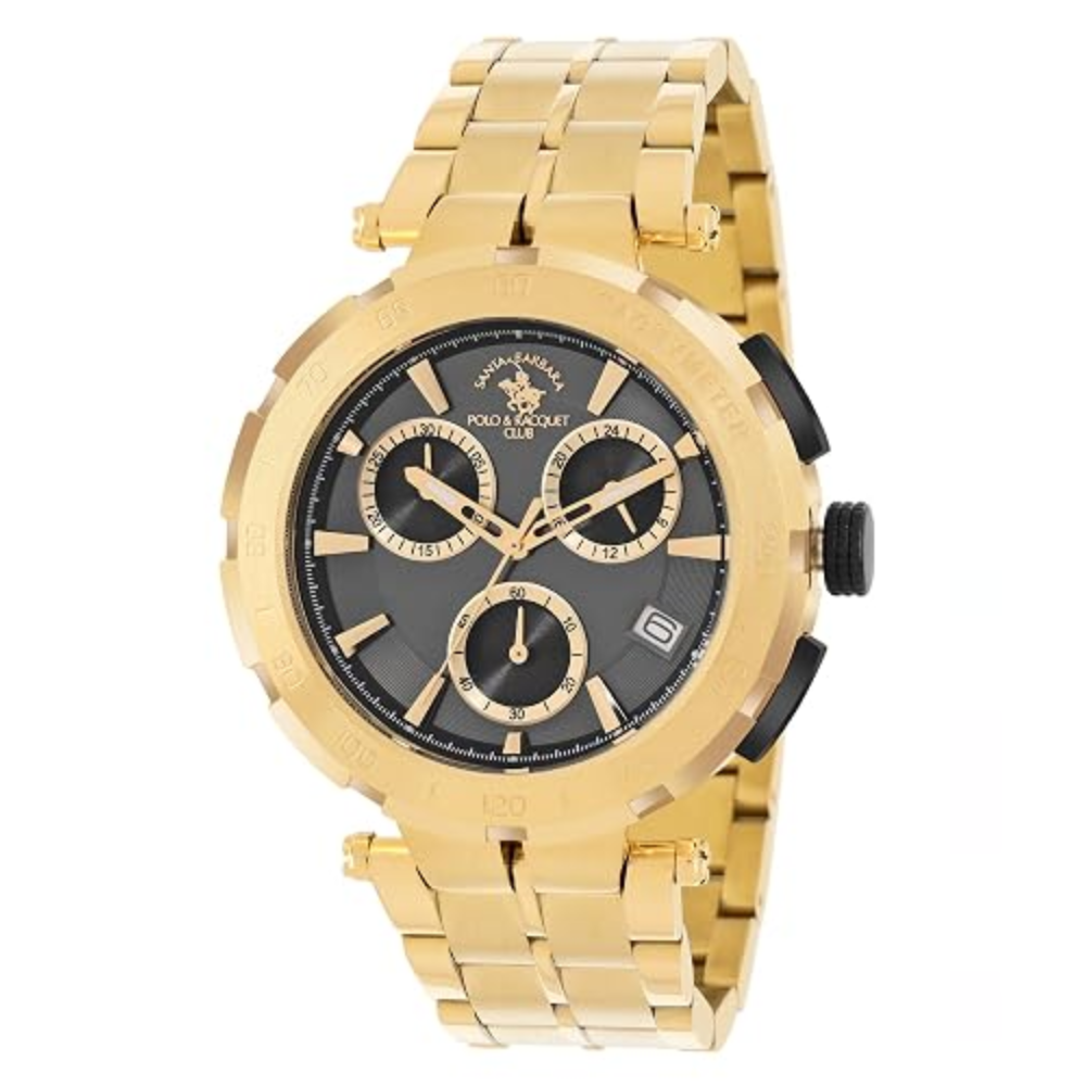 Santa Barbara Polo & Racquet Club Chronograph Black Dial Men's Watch SB.1.10567-4