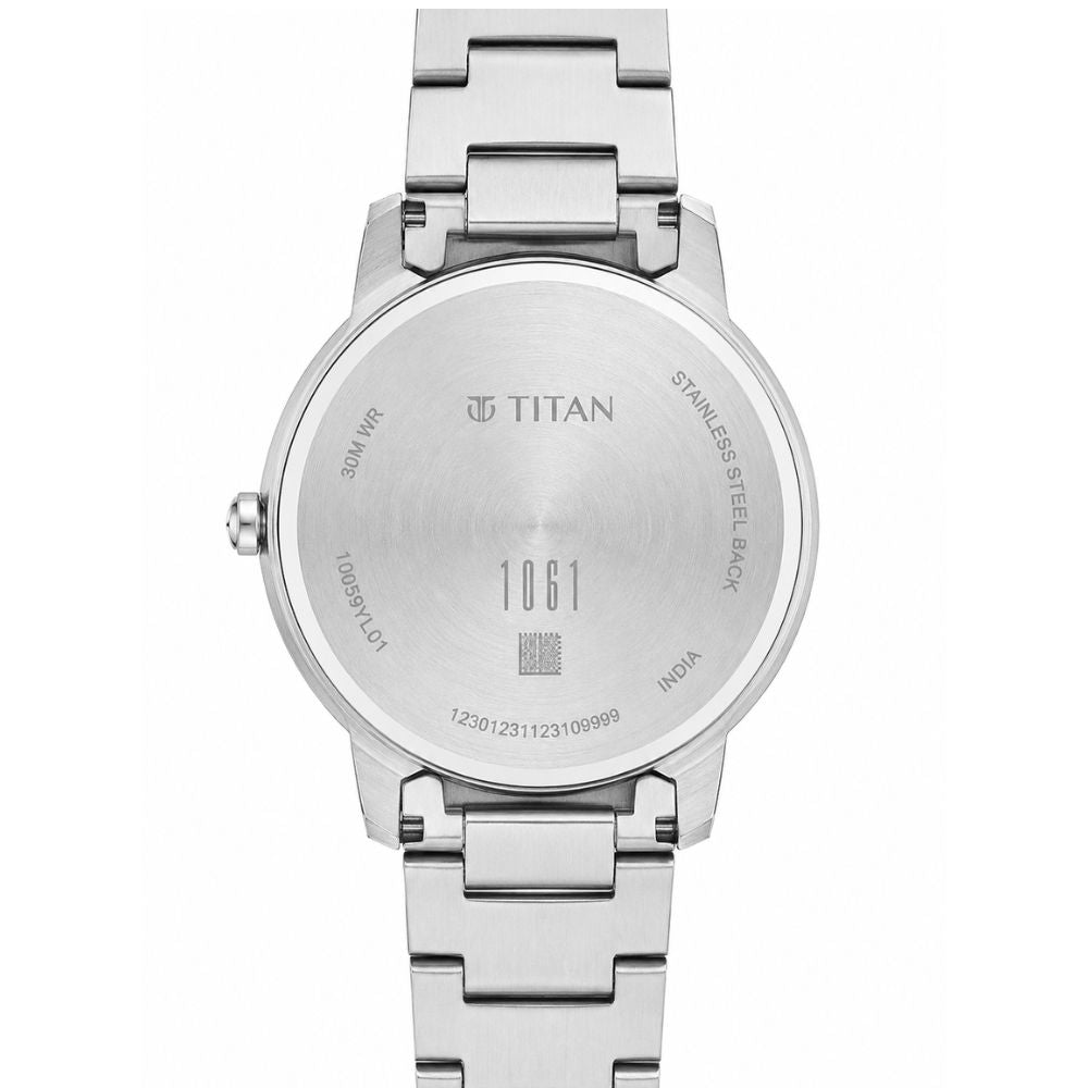 Titan Edge Titanium Gradient Grey Men's Watch 10065TM01