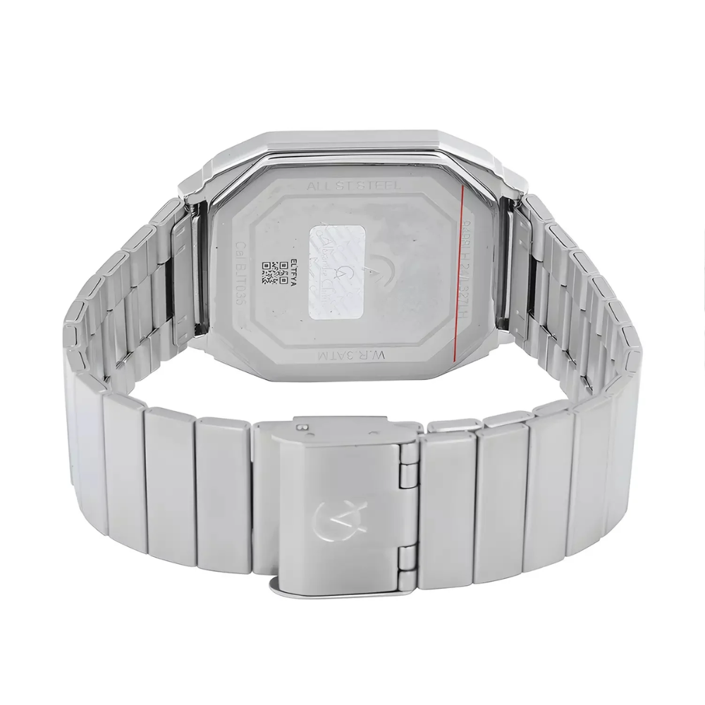 Alexandre Christie Digital White Women's Watch 9498LHBSSSL