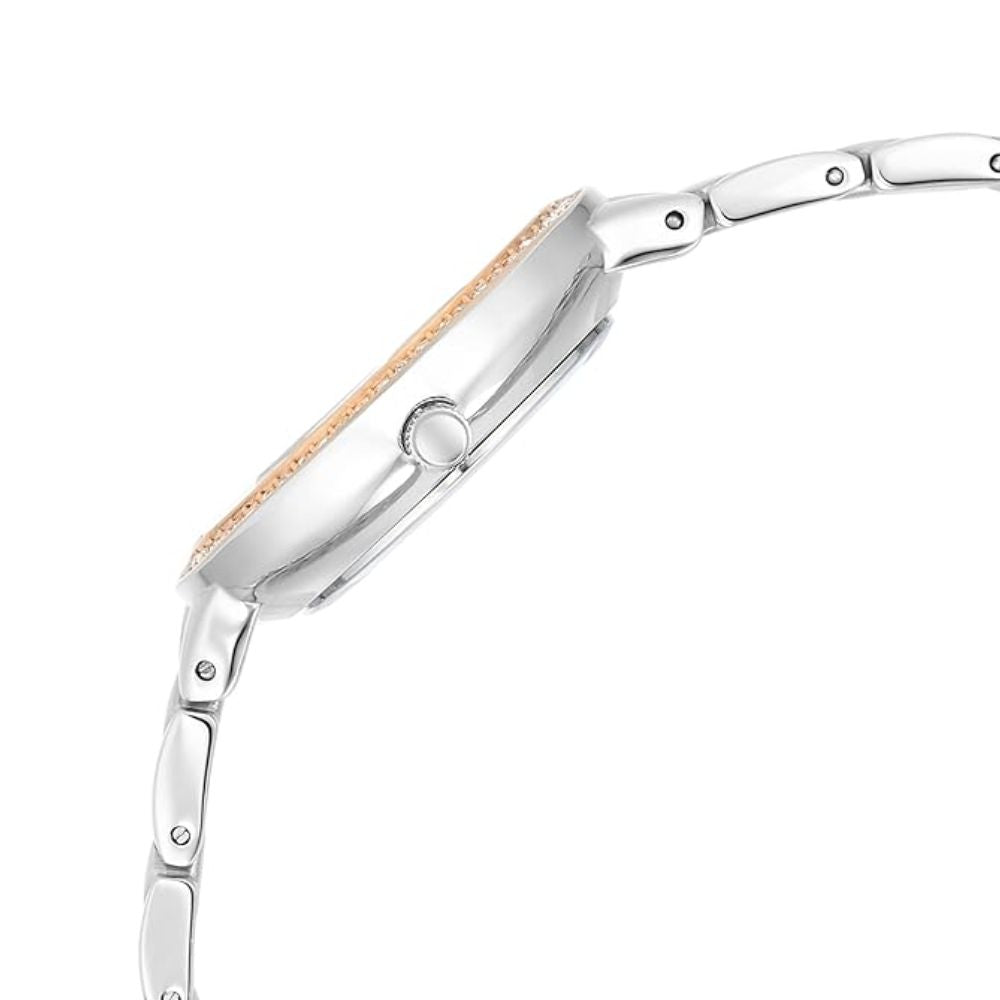 Titan Raga Showstopper Two Toned Silver & Rose Gold Women's Watch 95282KM01