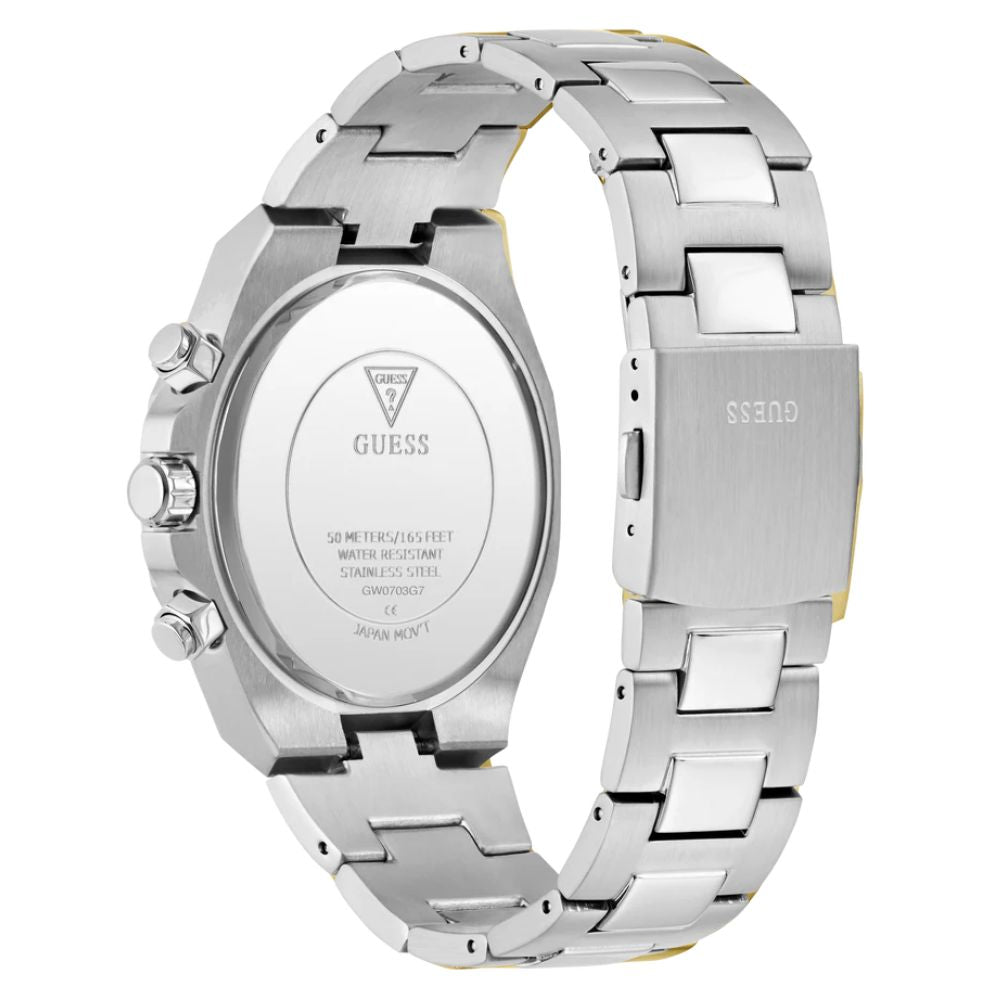 GUESS Equity Silver Men's Watch GW0703G7