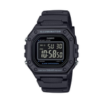 Casio Black Resin Strap Men's Watch W-218H-1AV, W-218H-1B | 10569210