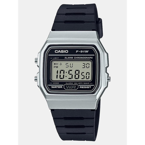 Casio Youth Black Mens Watch D141 F-91WM-7A