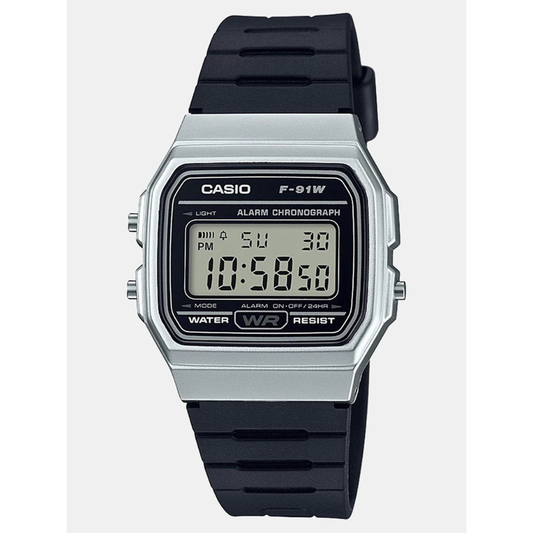 Casio Youth Black Mens Watch D141 F-91WM-7A