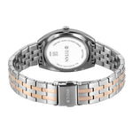 Titan Work Essentials Silver & Rose Gold Women's Watch 95377KM01