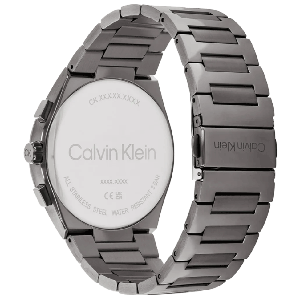 Calvin Klein Distinguish Blue Dial Men's Analog Stainless Steel Watch 25200443