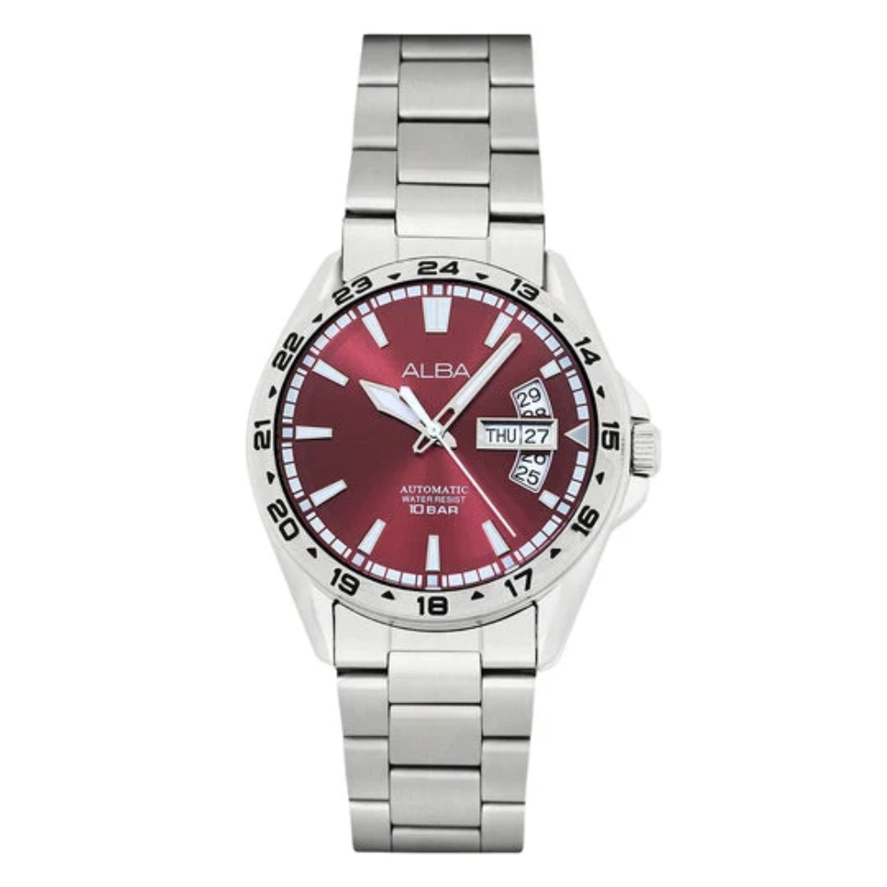 ALBA Active Maroon Dial Men's Watch AL4477X1