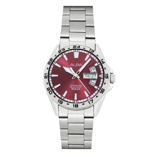 ALBA Active Maroon Dial Men's Watch AL4477X1
