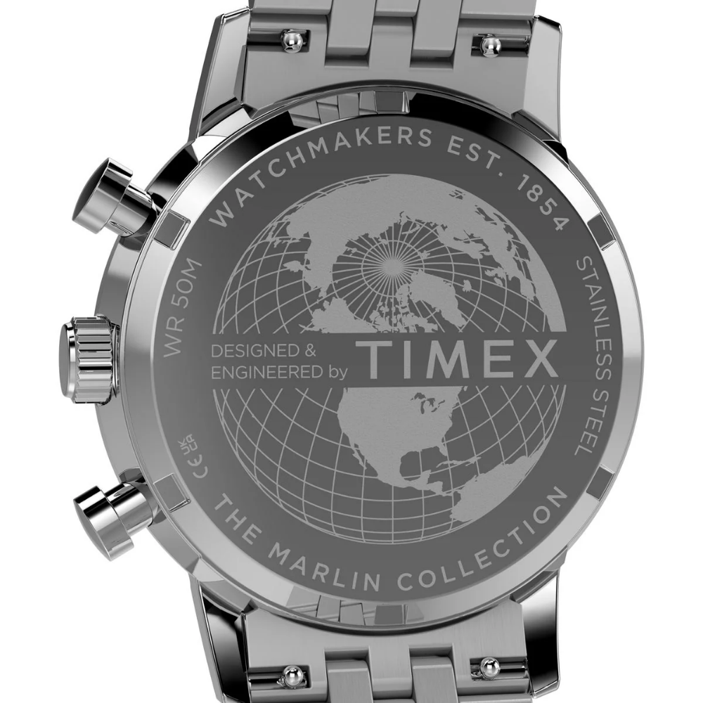 Timex Round 40mm Blue Dial Men's Watch TW2Y66500IK