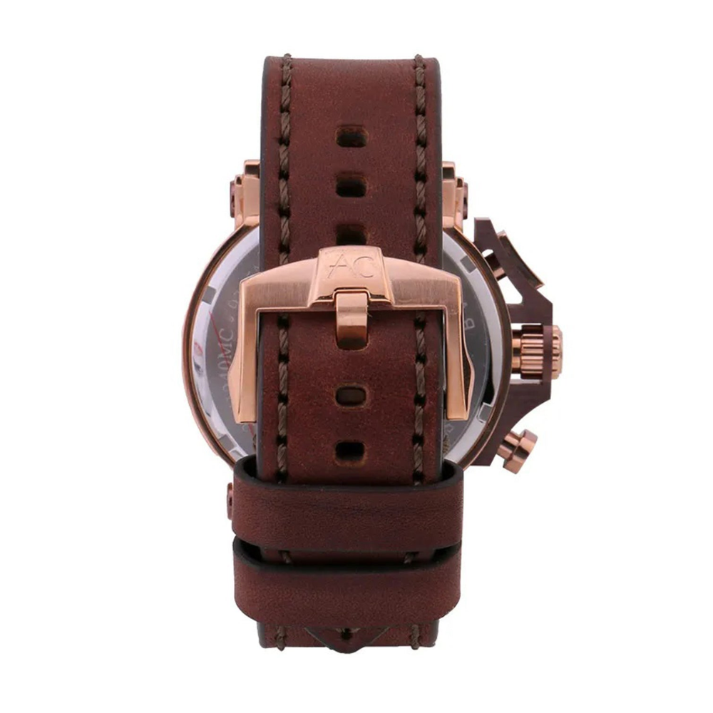 ALEXANDRE CHRISTIE Chronograph Brown Men's Watch 9205MCLROBO