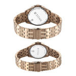 Titan Modern Bandhan Pair Rose Gold Couples Watch 9401594215WM01
