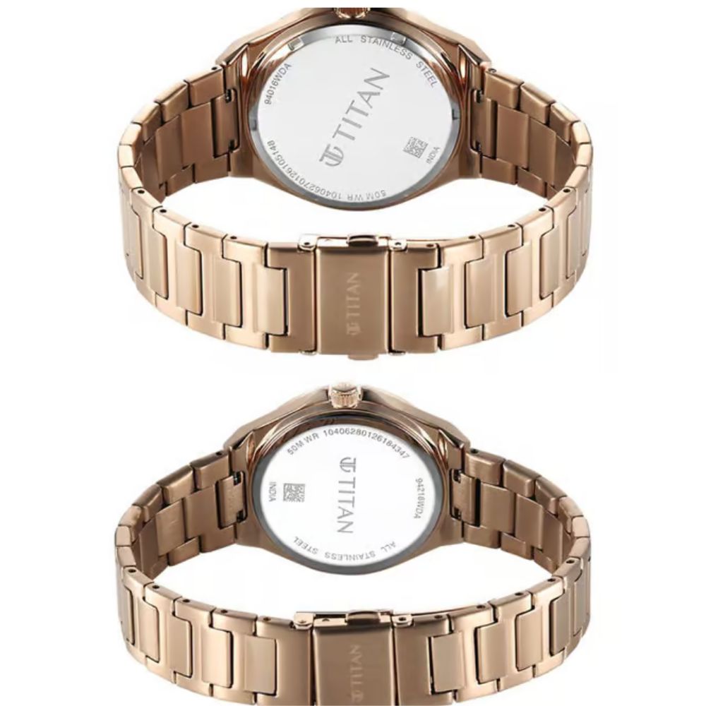 Titan Modern Bandhan Black Couples Watch 9401694216WM01