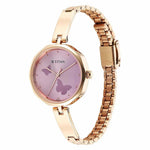 Titan Karishma Quartz Analog Lavender Rose Gold Women’s Watch NT2702WM02