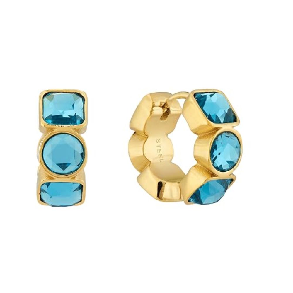 GUESS Crazy Gold Women's Earrings UBE03305YGBL