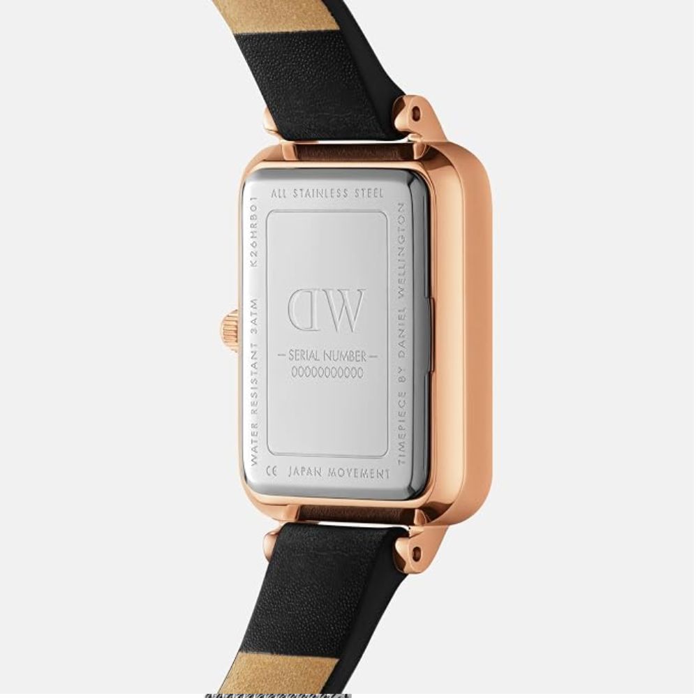 Daniel Wellington Quadro Analog Watch White & Black Women's Wrist Watch DW00100689K
