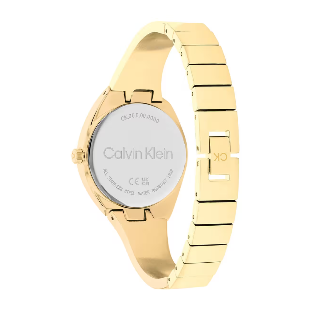Calvin Klein Charming Champagne Dial Women's Analog Stainless Steel Watch 25200235
