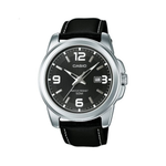 Casio Black Leather Strap Men's Watch MTP-1314L-8AV, MTP-1314PL-8AV | 10376281