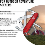 Victorinox Swiss Army Camper Red Pocket Knife 1.3613