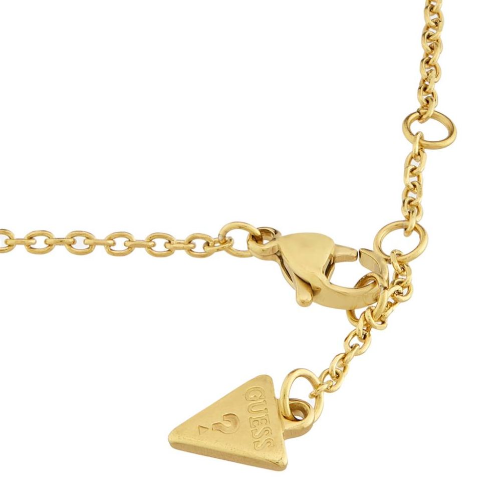 GUESS Stainless Steel Gold & Silver Plated Gold Silver Women's Bracelet UBB05062YGRHL