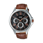 Casio Brown Leather Strap Men's Watch MTP-E308GL-9AV, MTP-E308L-1AV, MTP-E308L-7AV | 10518265