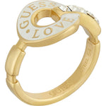 GUESS Love Gold-Plated Women's Ring UBR04079YGWH58