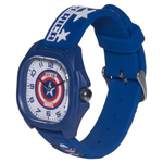 Zoop Marvel Captain America Dial Blue Strap Boys Kids Analog Watch 16045PP01