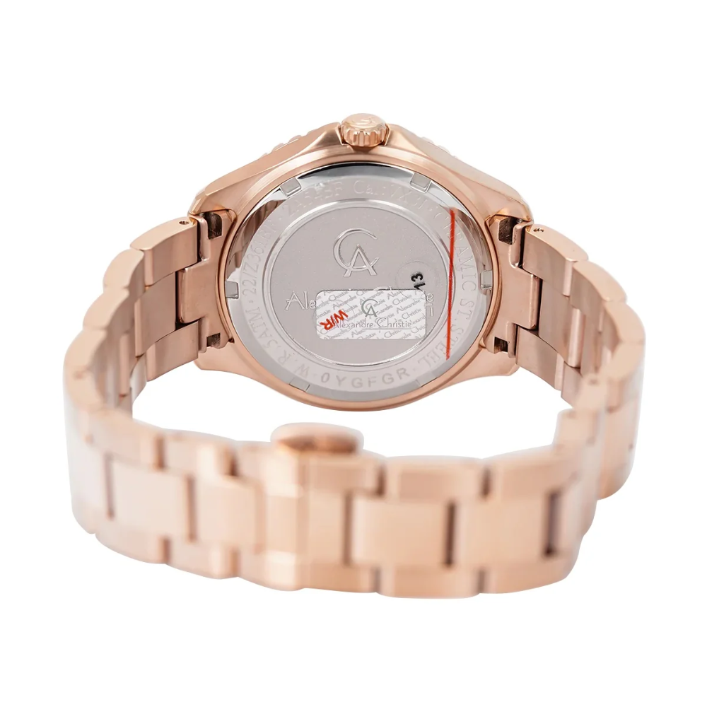 Alexandre Christie Multi-function Rose Gold Women's Watch 2A54BFBRGSL