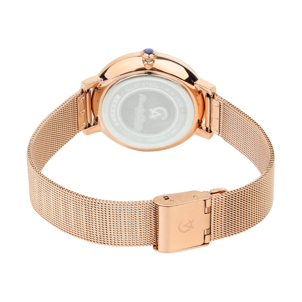 Alexandre Christie Multi-Function Rose Gold Women's Watch 2959BFBRGSL