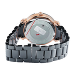 Alexandre Christie Black Women's Multi-Function Quartz Watch 2377BFBRGBA