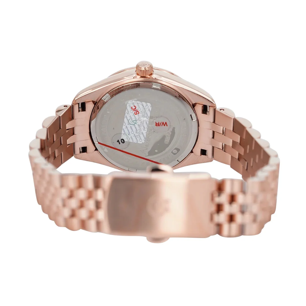 ALEXANDRE CHRISTIE Classic Rose Gold Women's Watch 5012LDBRGRGLN