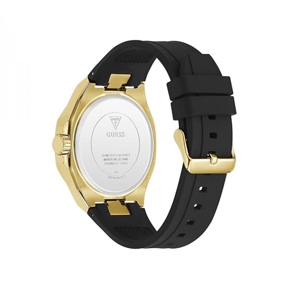 GUESS Gold Black Men's Watch GW1002G2
