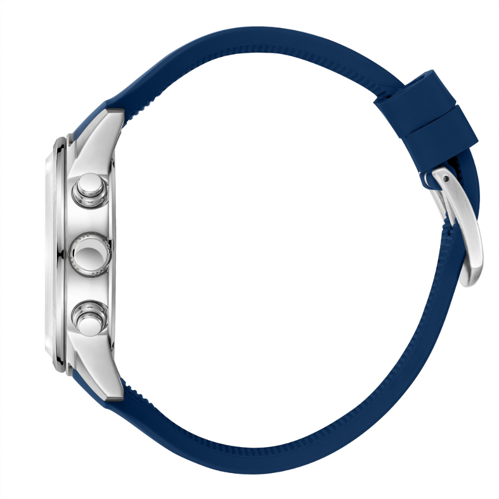 Slazenger Multifunction Navy Dial Silicone Strap Watch SL.09.2535.2.02