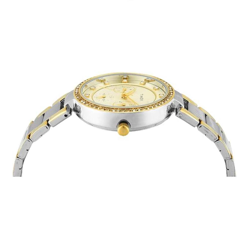 Timex Champagne Dial Women Watch TWEL18711