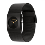Calvin Klein Pulse Black Dial Women's Analog Mesh Watch 25100109