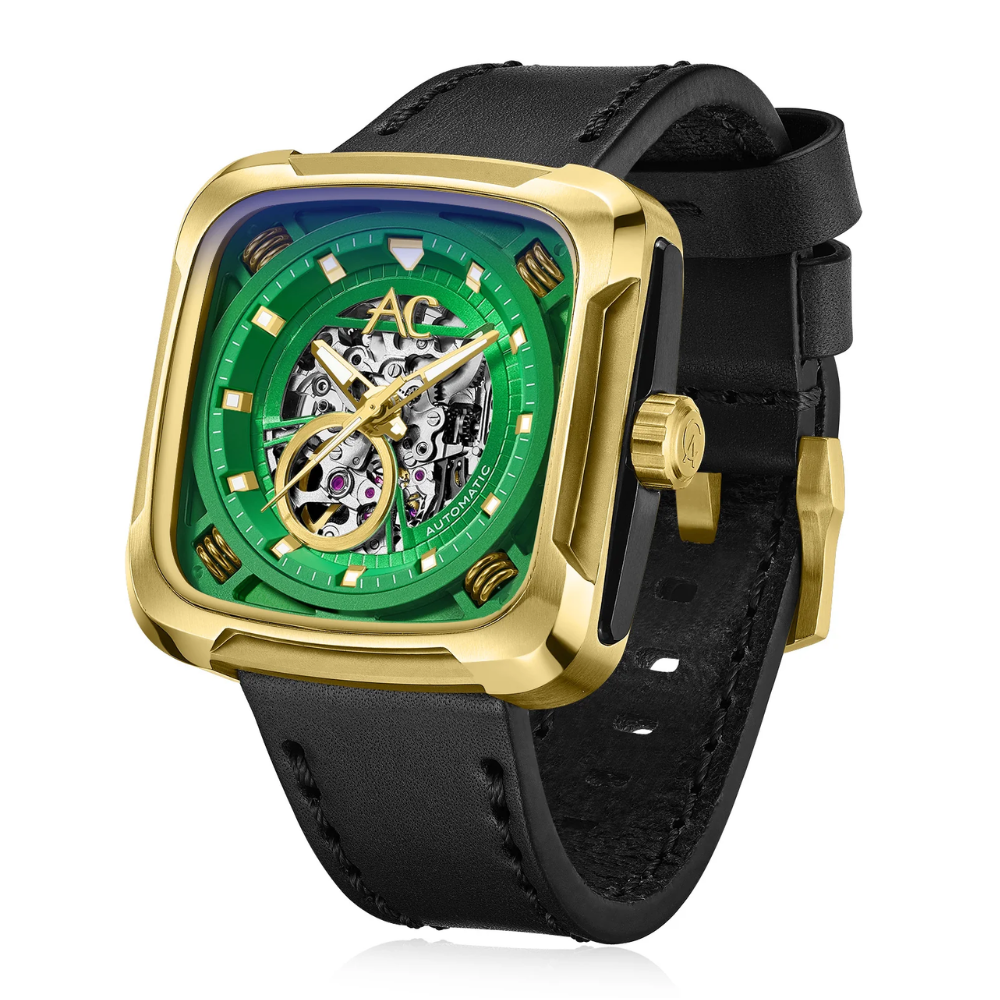 Alexandre Christie Maharaja Luxe Black Men's Automatic Watch 6577MALGPGN