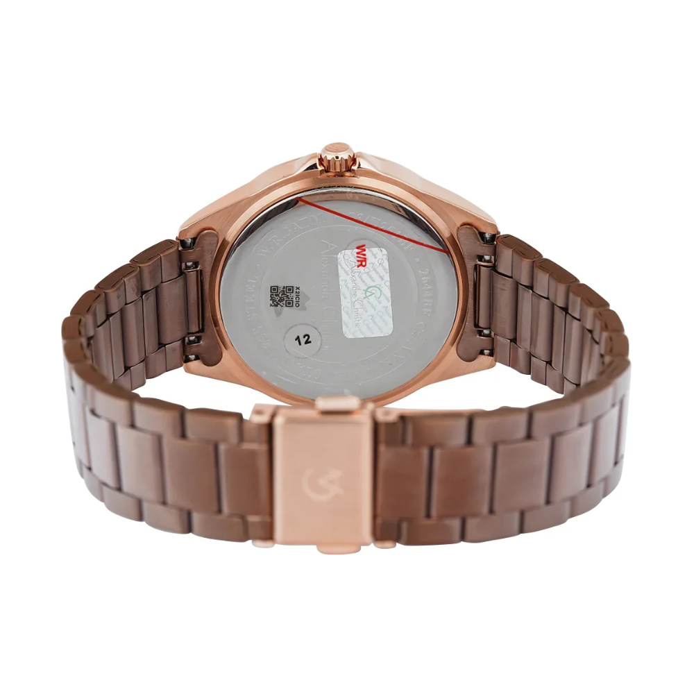 Alexandre Christie Multi-Function Brown Women's Watch 2644BFBROBO