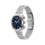 Emporio Armani Carlo Blue Dial Men's Analog Stainless Steel Watch AR11688
