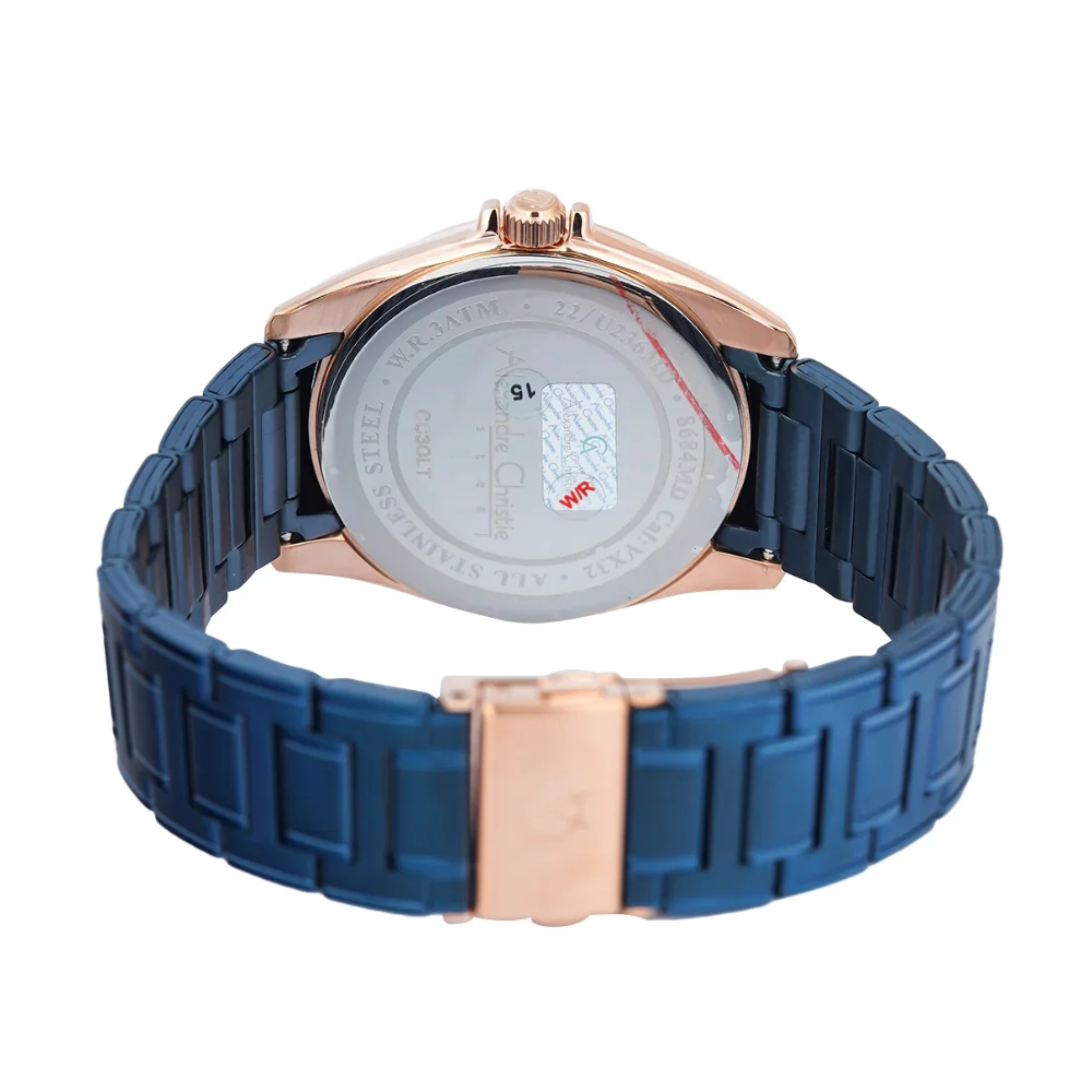 Alexandre Christie Classic Blue Men's Watch 8684MDBURBU