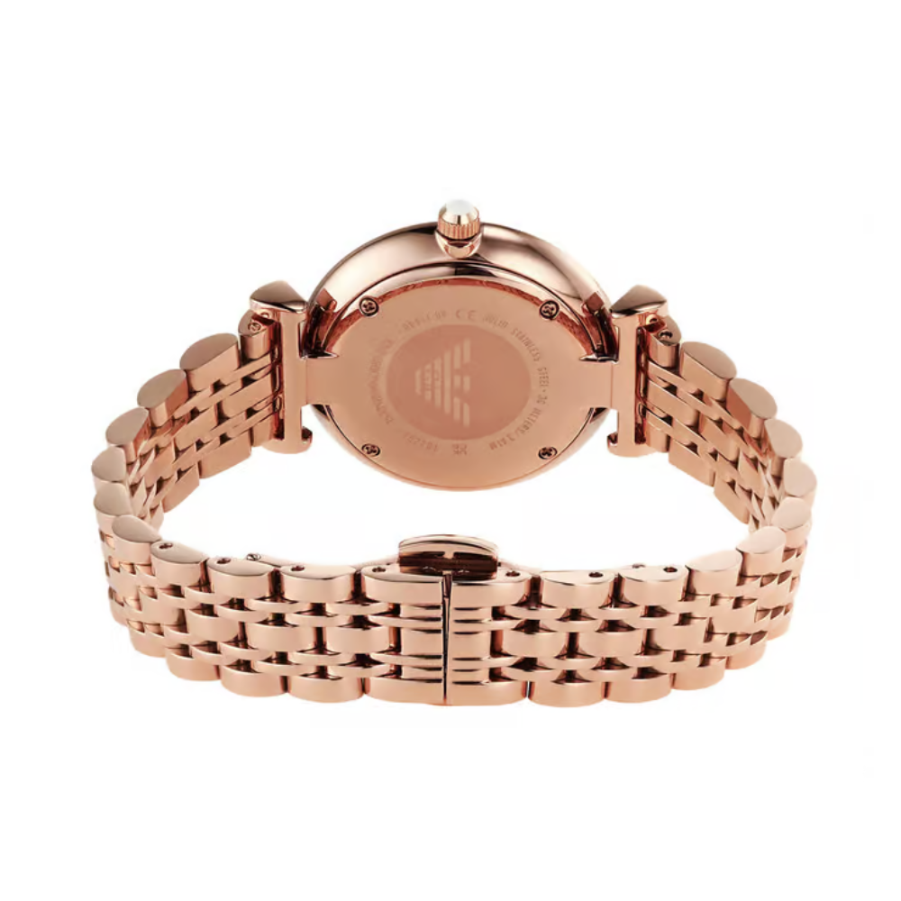 Emporio Armani Gianni T-Bar Silver Dial Women's Watch AR11446